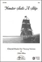 Yonder Sails a Ship SSA choral sheet music cover